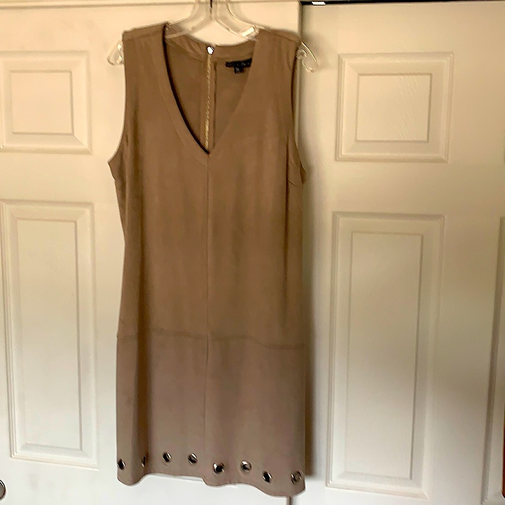 Suede like dress